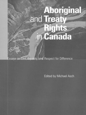 cover image of Aboriginal and Treaty Rights in Canada